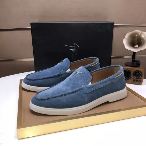 Replica Giuseppe Zanotti GZ Leather Shoes For Men #1329907 $102.00 USD for Wholesale