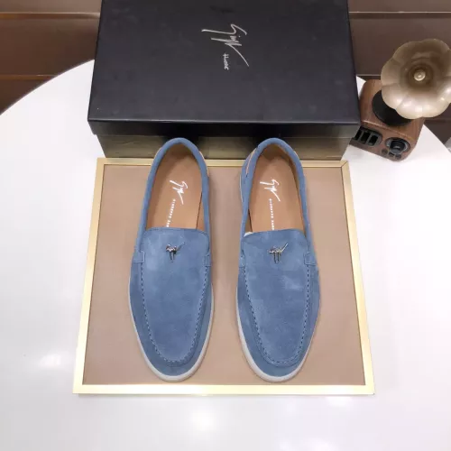 Replica Giuseppe Zanotti GZ Leather Shoes For Men #1329907 $102.00 USD for Wholesale