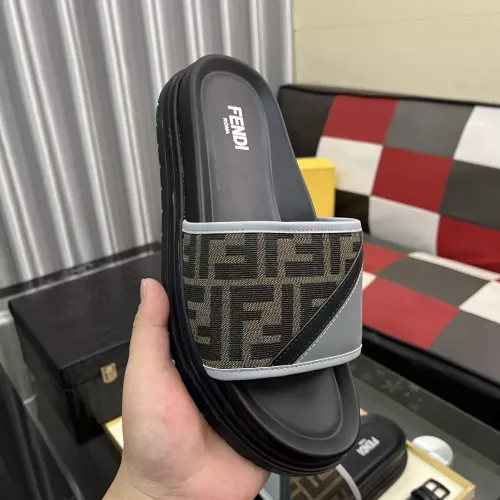 Replica Fendi Slippers For Men #1329926 $60.00 USD for Wholesale