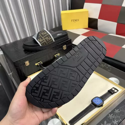 Replica Fendi Slippers For Men #1329926 $60.00 USD for Wholesale
