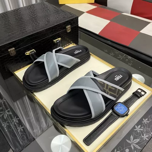 Cheap Fendi Slippers For Men #1329934, $$60.00 USD On Fendi Slippers