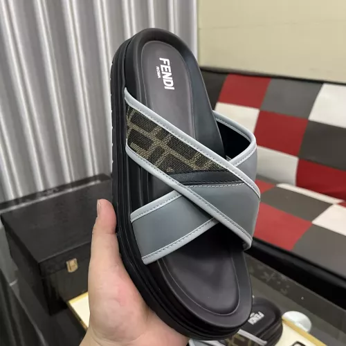 Replica Fendi Slippers For Men #1329934 $60.00 USD for Wholesale