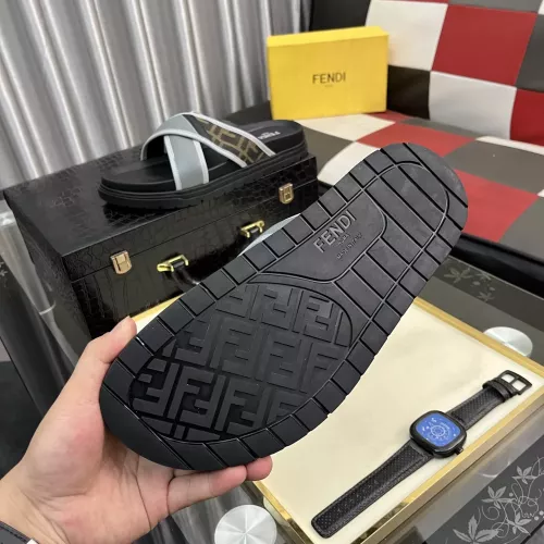 Replica Fendi Slippers For Men #1329934 $60.00 USD for Wholesale