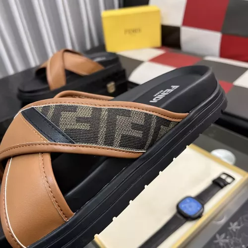 Replica Fendi Slippers For Men #1329935 $60.00 USD for Wholesale