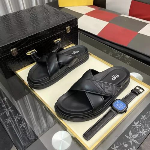 Cheap Fendi Slippers For Men #1329936, $$60.00 USD On Fendi Slippers