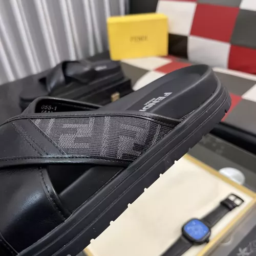 Replica Fendi Slippers For Men #1329936 $60.00 USD for Wholesale
