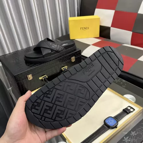 Replica Fendi Slippers For Men #1329936 $60.00 USD for Wholesale