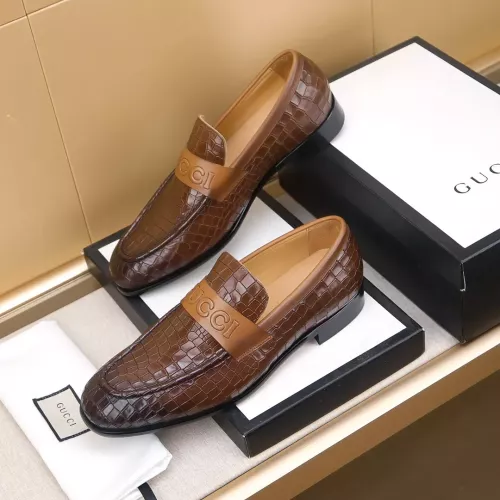 Replica Gucci Oxfords Shoes For Men #1330027 $88.00 USD for Wholesale
