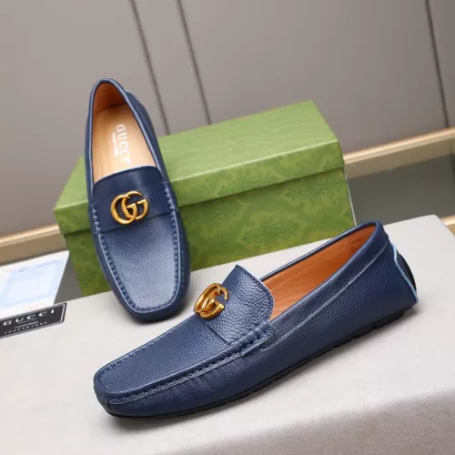 Replica Gucci Oxfords Shoes For Men #1330076 $80.00 USD for Wholesale