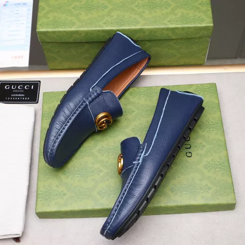 Replica Gucci Oxfords Shoes For Men #1330076 $80.00 USD for Wholesale