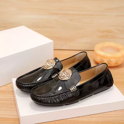 Cheap Versace Leather Shoes For Men #1330112, $$72.00 USD On Versace Leather Shoes