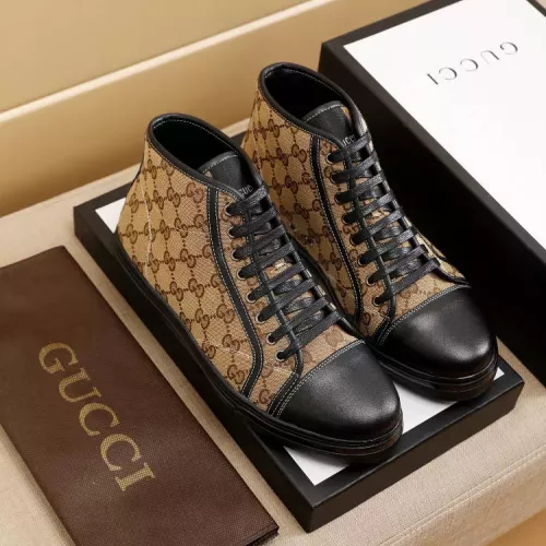 Replica Gucci High Tops Shoes For Men #1330138 $72.00 USD for Wholesale