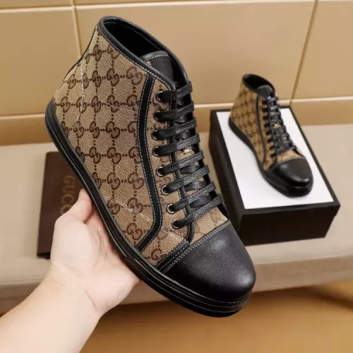 Replica Gucci High Tops Shoes For Men #1330138 $72.00 USD for Wholesale