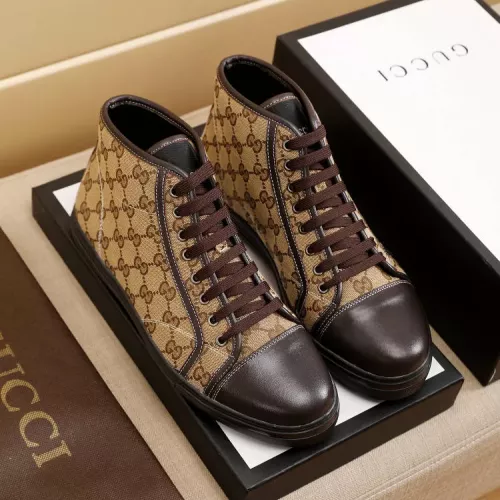 Replica Gucci High Tops Shoes For Men #1330139 $72.00 USD for Wholesale