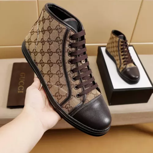Replica Gucci High Tops Shoes For Men #1330139 $72.00 USD for Wholesale