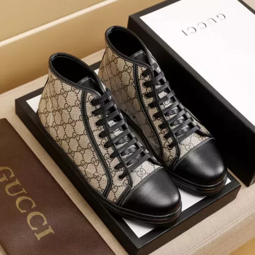Replica Gucci High Tops Shoes For Men #1330140 $72.00 USD for Wholesale