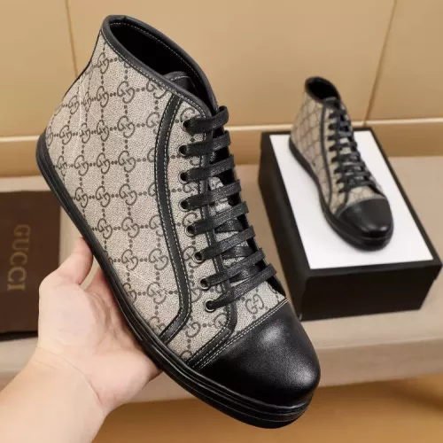 Replica Gucci High Tops Shoes For Men #1330140 $72.00 USD for Wholesale