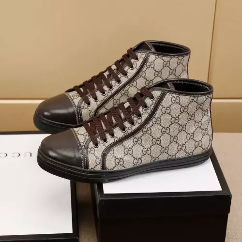 Cheap Gucci High Tops Shoes For Men #1330141, $$72.00 USD On Gucci High Tops Shoes