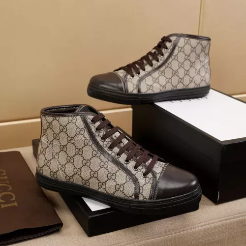 Replica Gucci High Tops Shoes For Men #1330141 $72.00 USD for Wholesale