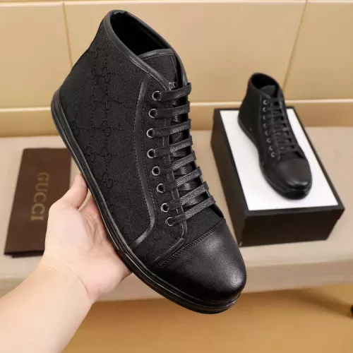Replica Gucci High Tops Shoes For Men #1330143 $72.00 USD for Wholesale
