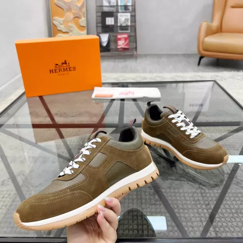 Replica Hermes Casual Shoes For Men #1330166 $80.00 USD for Wholesale