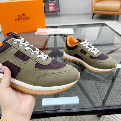 Replica Hermes Casual Shoes For Men #1330167 $80.00 USD for Wholesale
