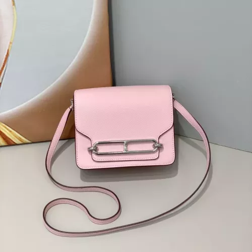 Cheap Hermes AAA Quality Messenger Bags In Silver For Women #1330168, $$72.00 USD On Hermes AAA Quality Messenger Bags