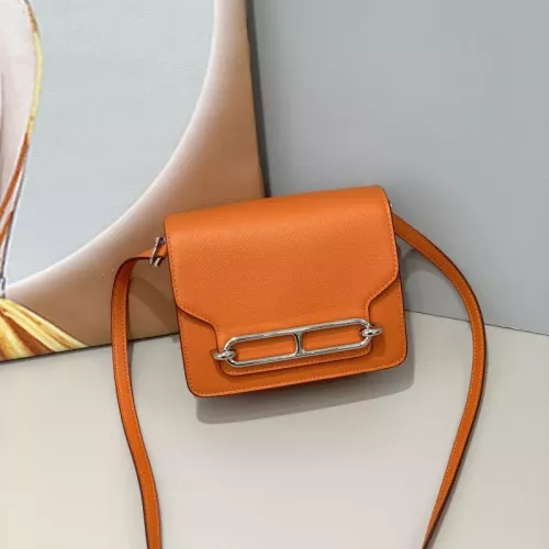 Cheap Hermes AAA Quality Messenger Bags In Silver For Women #1330176, $$72.00 USD On Hermes AAA Quality Messenger Bags