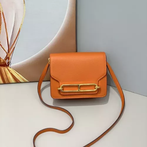 Cheap Hermes AAA Quality Messenger Bags In Gold For Women #1330177, $$72.00 USD On Hermes AAA Quality Messenger Bags