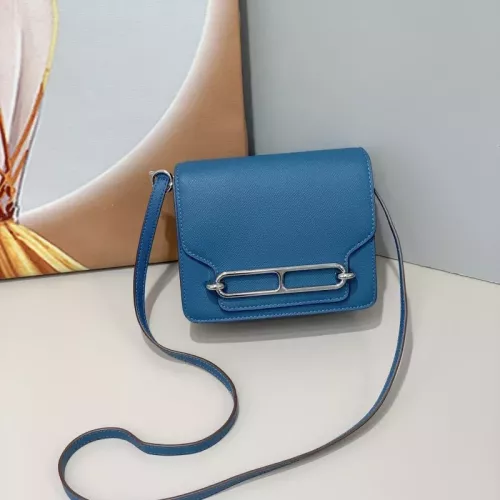Cheap Hermes AAA Quality Messenger Bags In Silver For Women #1330184, $$72.00 USD On Hermes AAA Quality Messenger Bags