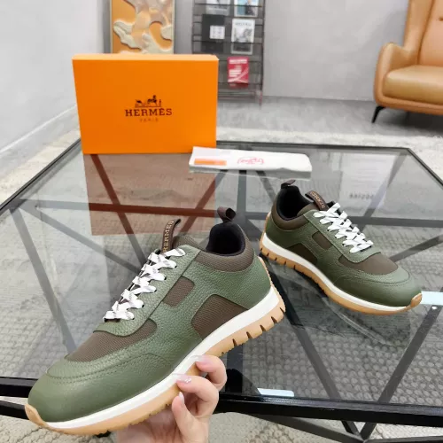 Replica Hermes Casual Shoes For Men #1330194 $80.00 USD for Wholesale