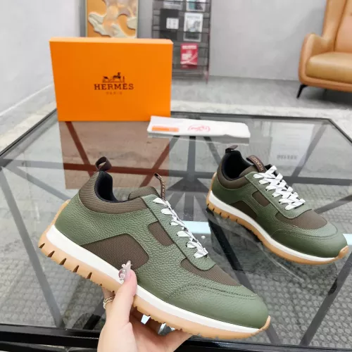 Replica Hermes Casual Shoes For Men #1330194 $80.00 USD for Wholesale