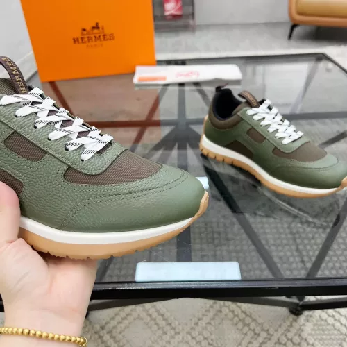 Replica Hermes Casual Shoes For Men #1330194 $80.00 USD for Wholesale