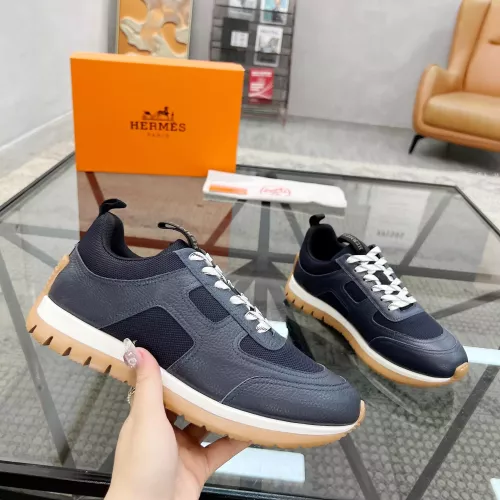 Replica Hermes Casual Shoes For Men #1330195 $80.00 USD for Wholesale