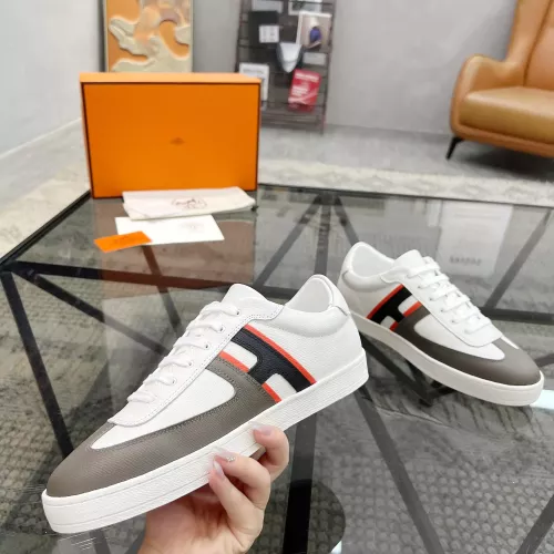 Replica Hermes Casual Shoes For Men #1330210 $80.00 USD for Wholesale