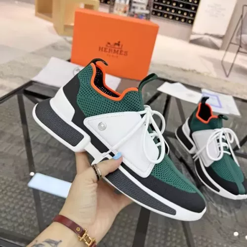 Replica Hermes Casual Shoes For Men #1330218 $82.00 USD for Wholesale