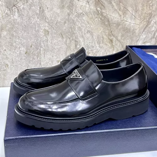Cheap Prada Leather Shoes For Men #1330237, $$155.00 USD On Prada Leather Shoes