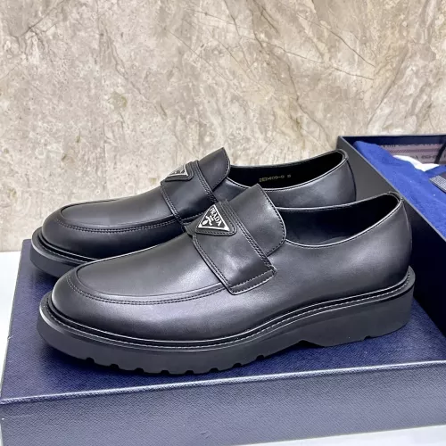 Cheap Prada Leather Shoes For Men #1330238, $$155.00 USD On Prada Leather Shoes