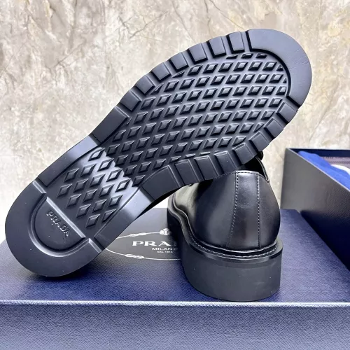 Replica Prada Leather Shoes For Men #1330238 $155.00 USD for Wholesale