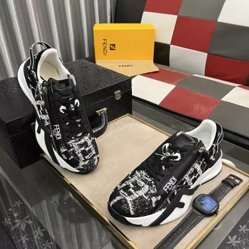 Replica Fendi Casual Shoes For Men #1330351 $98.00 USD for Wholesale