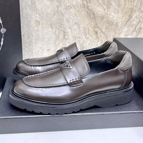 Cheap Prada Leather Shoes For Men #1330380, $$155.00 USD On Prada Leather Shoes