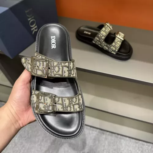 Replica Christian Dior Slippers For Men #1330442 $56.00 USD for Wholesale