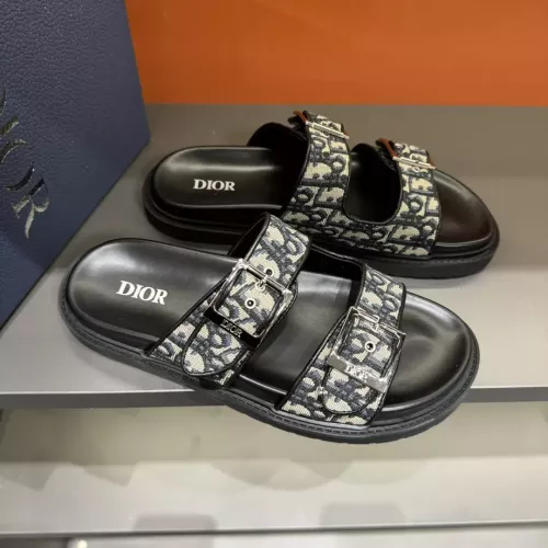 Replica Christian Dior Slippers For Men #1330443 $56.00 USD for Wholesale