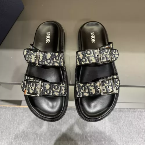 Replica Christian Dior Slippers For Men #1330443 $56.00 USD for Wholesale