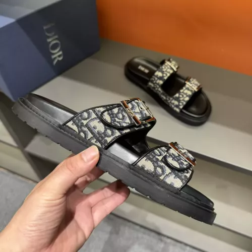 Replica Christian Dior Slippers For Men #1330443 $56.00 USD for Wholesale
