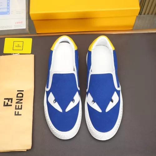 Replica Fendi Casual Shoes For Men #1330576 $80.00 USD for Wholesale