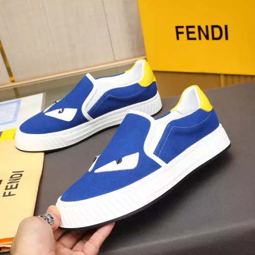 Replica Fendi Casual Shoes For Men #1330576 $80.00 USD for Wholesale