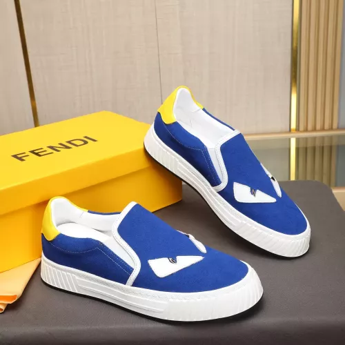 Replica Fendi Casual Shoes For Men #1330576 $80.00 USD for Wholesale