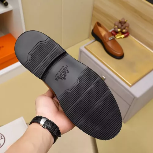 Replica Hermes Leather Shoes For Men #1330752 $85.00 USD for Wholesale