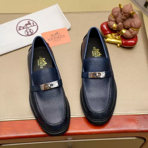 Replica Hermes Leather Shoes For Men #1330754 $85.00 USD for Wholesale
